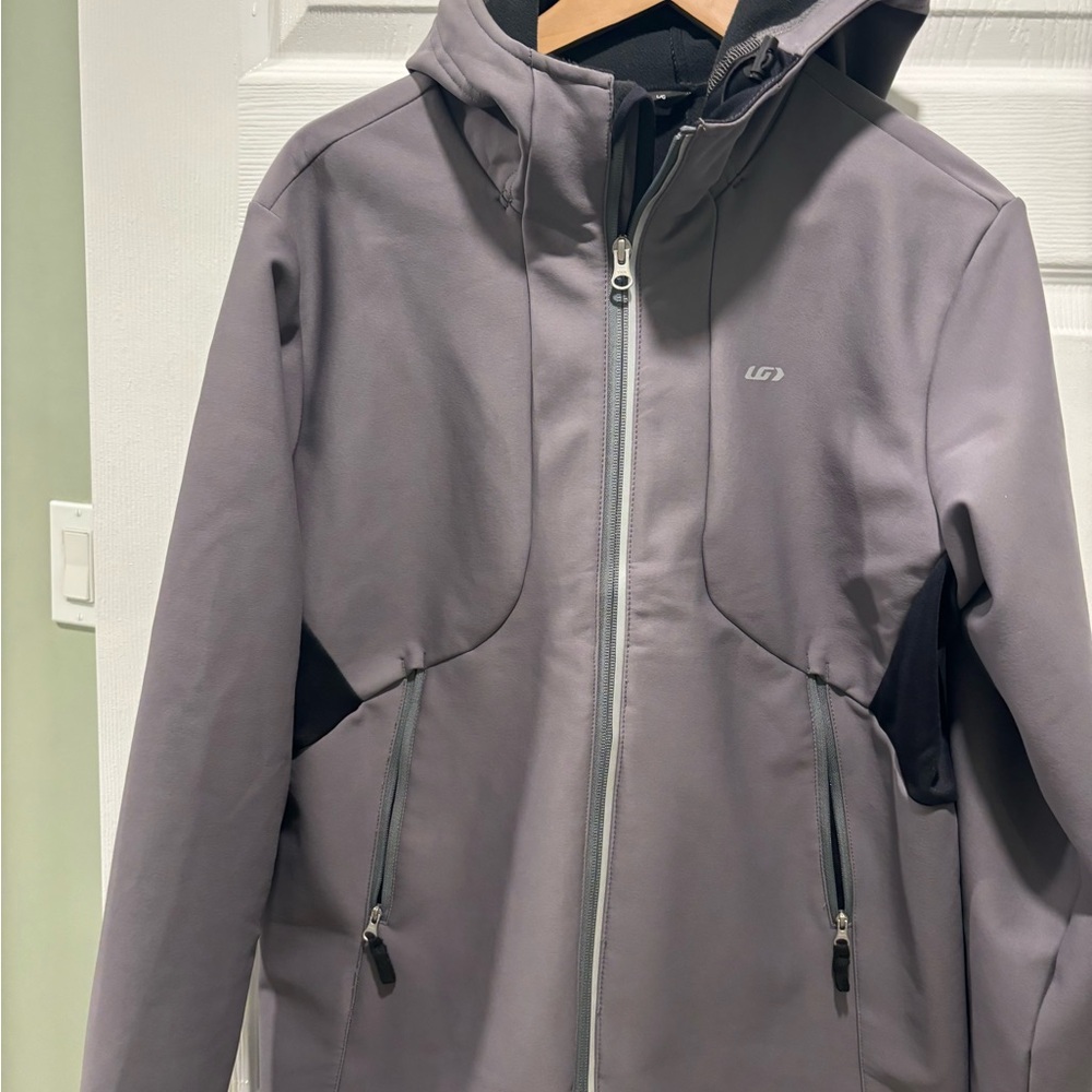 Men’s cycling jacket. Louis Garneau collide hoodie jacket. Size XL.